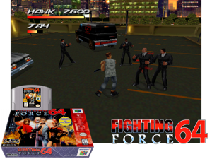 Fighting Force 64 (USA) Cover